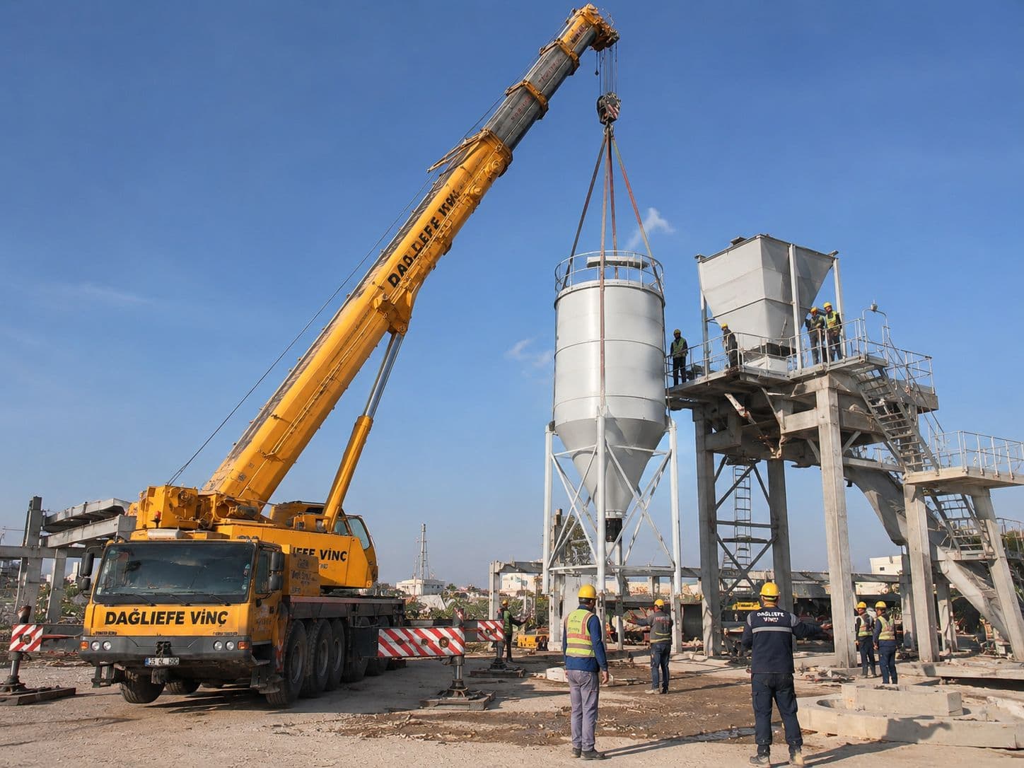 Beton Santrali Taşıma ve Montaj